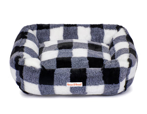 Mink Relaxer Bed - Black & White