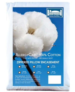 AllergyCare™ Cotton Allergen Barrier Pillow Protector