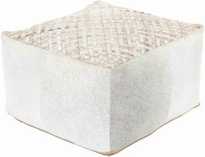 Ternitz Ivory Pouf