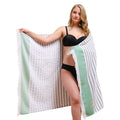 Mediterranean 100% Cotton Turkish Peshtemals, 35" x 60",  Modern & Traditional Turkish Bath Towels