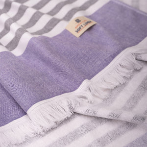 Mediterranean 100% Cotton Turkish Peshtemals, 35" x 60",  Modern & Traditional Turkish Bath Towels