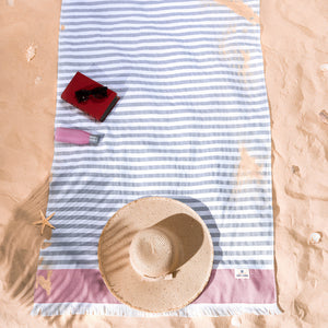 Mediterranean 100% Cotton Turkish Peshtemals, 35" x 60",  Modern & Traditional Turkish Bath Towels