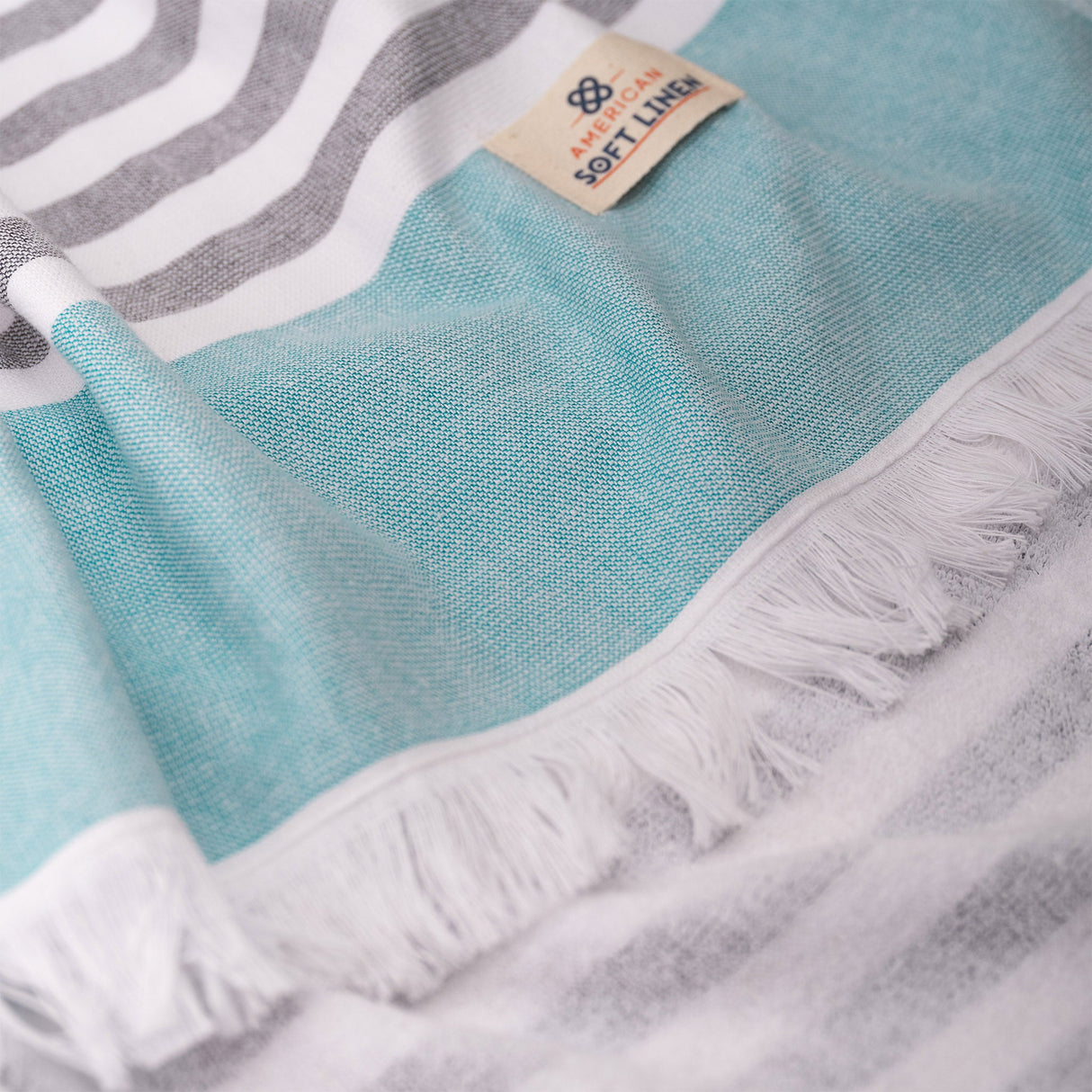 Mediterranean 100% Cotton Turkish Peshtemals, 35" x 60",  Modern & Traditional Turkish Bath Towels