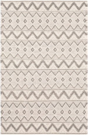 Whittington Gray&Cream Wool Rug - Clearance