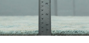 Hand Knotted Traditional Turkish Teal Oushak Wool Rug