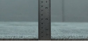 Antique look Bluish Gray Hand knotted Traditional Oushak Multi Size wool area Rug