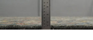 Antique Moss All Wool Traditional Oushak Charcoal, Brown and Blue Hand knotted Custom Made wool Area Rug