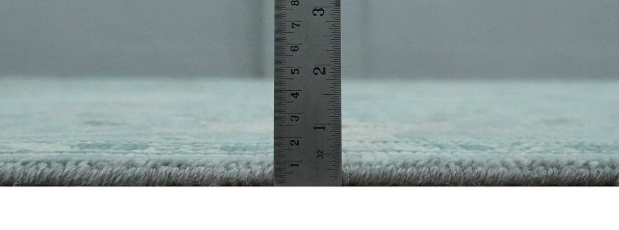 Antique Silver Multi Size Hand Knotted Turkish Style Oushak Traditional Area Rug, Living Room Rug