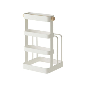 Knife & Cutting Board Stand - Steel + Wood