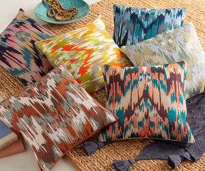 Mechelen Bright Orange Pillow Cover