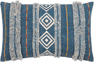 Targovishte Dark Blue Pillow Cover