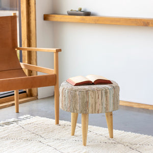 Hyvinkaa Cream Ottoman