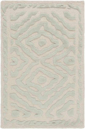 Ashland Modern Green/Beige Area Rug