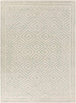 Ashland Modern Green/Beige Area Rug