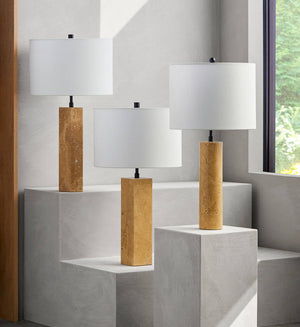 Zelder Rustic Amber/Black Table Lamp