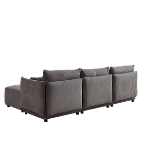 Walker Edison | Minimalist Modular Cloud Couch with Chaise
