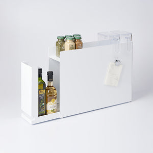 Sliding Drawer Seasoning Rack - Steel