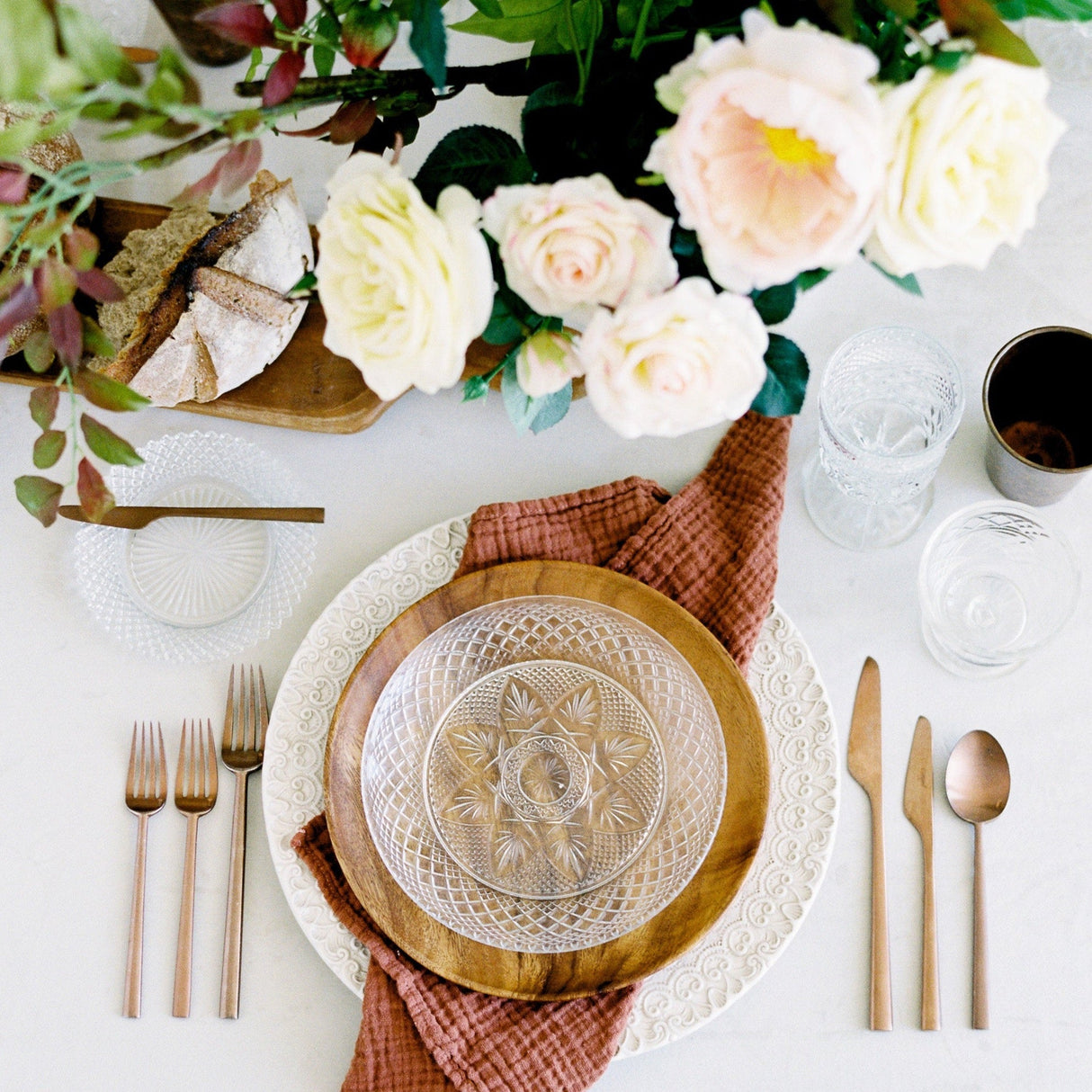 ORGANIC COTTON NAPKINS // SET OF 4
