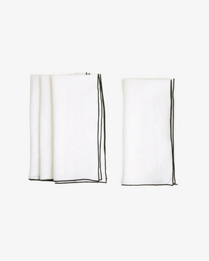STONE WASHED LINEN NAPKINS // SET OF 4
