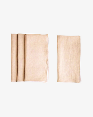 STONE WASHED LINEN NAPKINS // SET OF 4