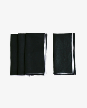 STONE WASHED LINEN NAPKINS // SET OF 4
