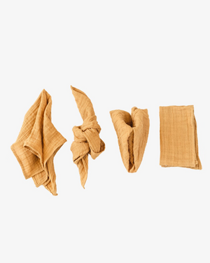 ORGANIC COTTON NAPKINS // SET OF 4
