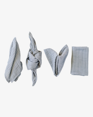ORGANIC COTTON NAPKINS // SET OF 4