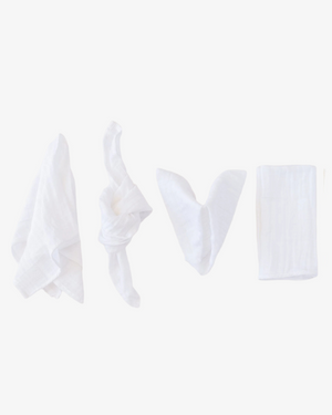 ORGANIC COTTON NAPKINS // SET OF 4