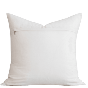 Nina Floral Block Printed Pillow Cover | Brown