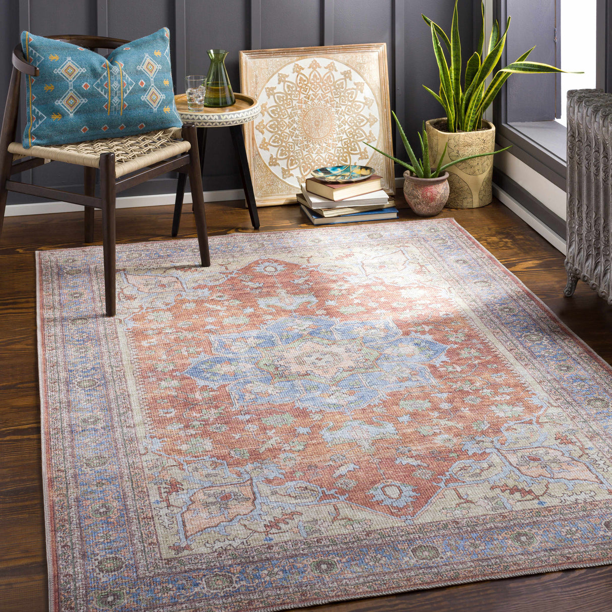 Brown Bagamanoc Medallion   Area Rug - Clearance