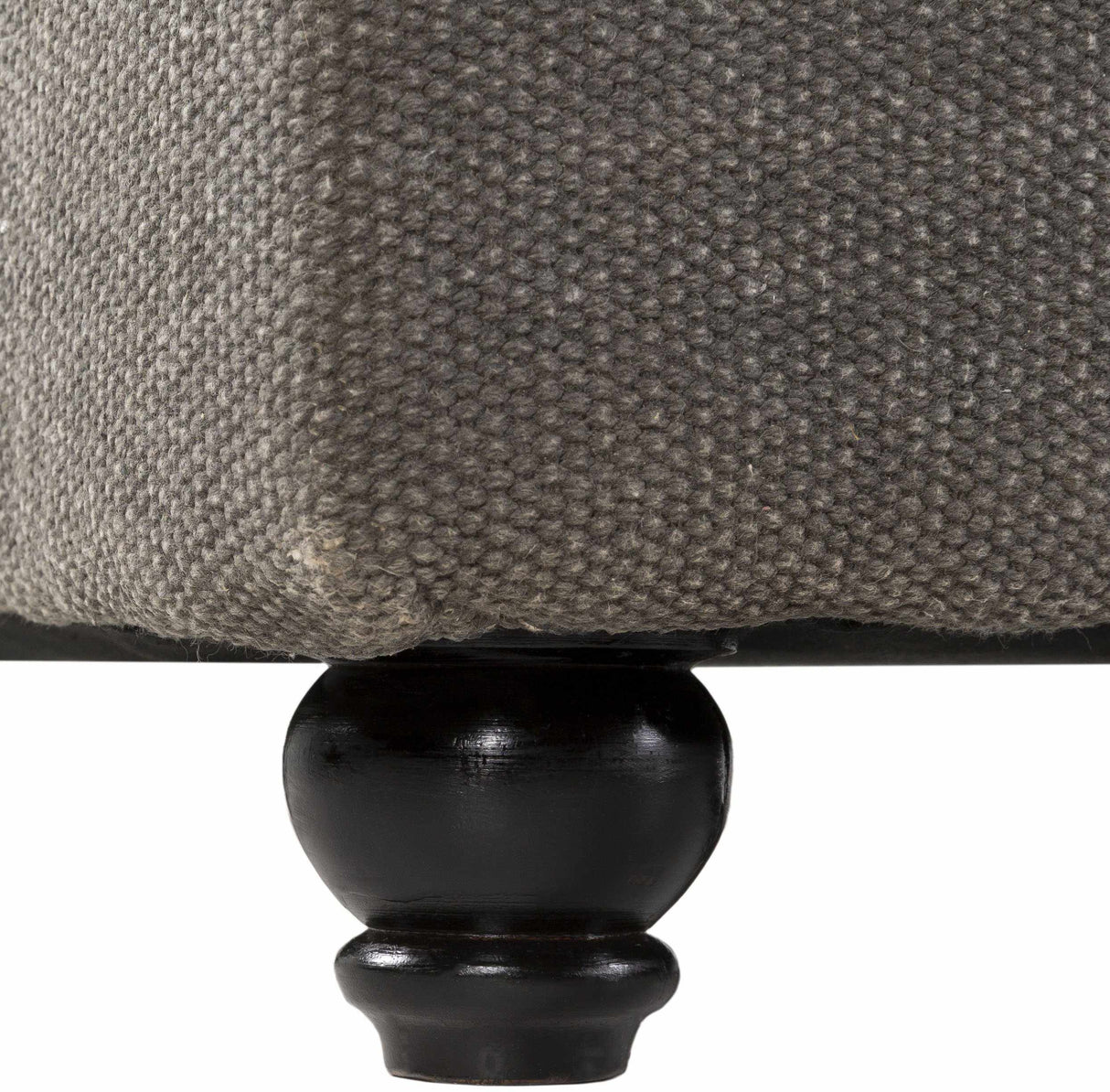 Gaspoltshofen Charcoal Ottoman