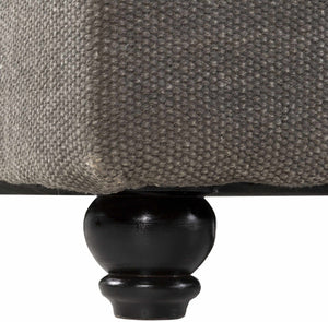Gaspoltshofen Charcoal Ottoman
