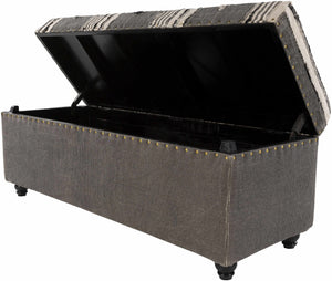 Gaspoltshofen Charcoal Ottoman