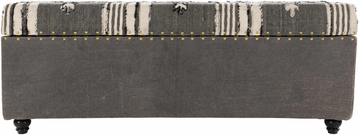 Gaspoltshofen Charcoal Ottoman