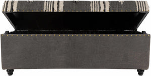 Gaspoltshofen Charcoal Ottoman