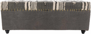 Gaspoltshofen Charcoal Ottoman