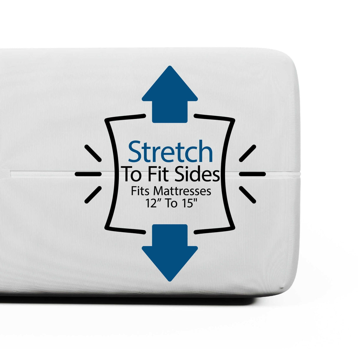 Bargoose BedBug Solution™ Deep Hybrid Zippered Mattress Encasing - Stretches To Fit 12"- 16" Mattresses