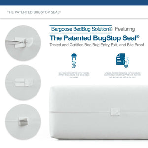 Bargoose Elite Zippered Mattress Encasement — Waterproof, Bed Bug-Proof