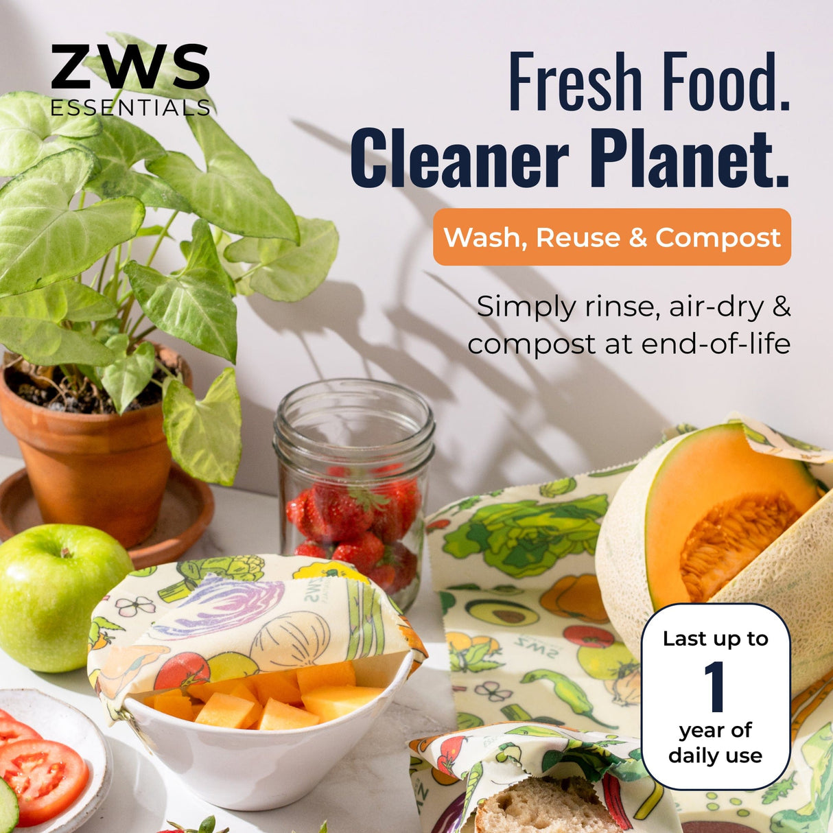 Beeswax Wraps – Plastic-Free Food Storage