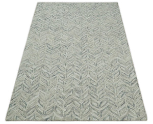 Custom Made Hand Tufted Modern Scandinavian Wool Rug