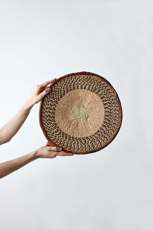 Binga Patterned Brown & Natural Wall Art