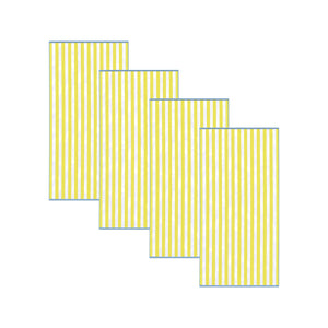 Oversized Striped Border Cabana Beach Towels - Santa Cruz