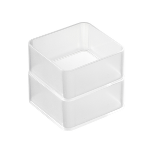 Stackable Clear Organizers [Set of 2] - Four Sizes