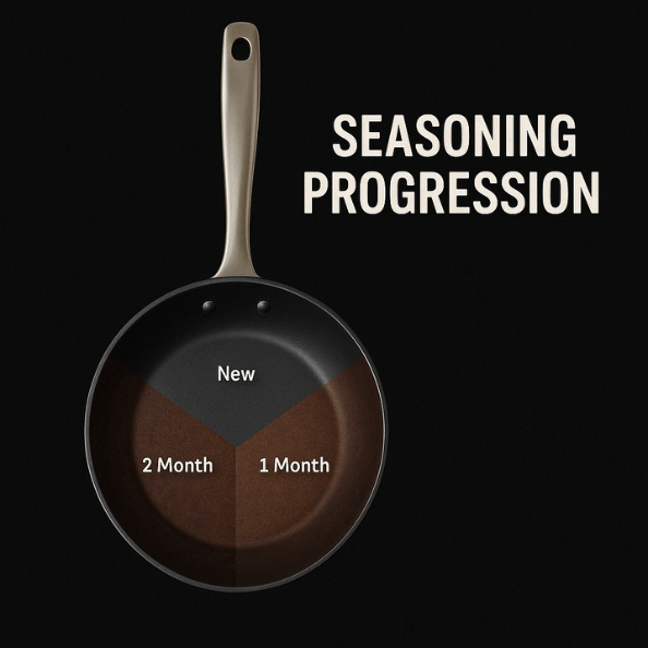 Black Angus Carbon Steel Frying Pan