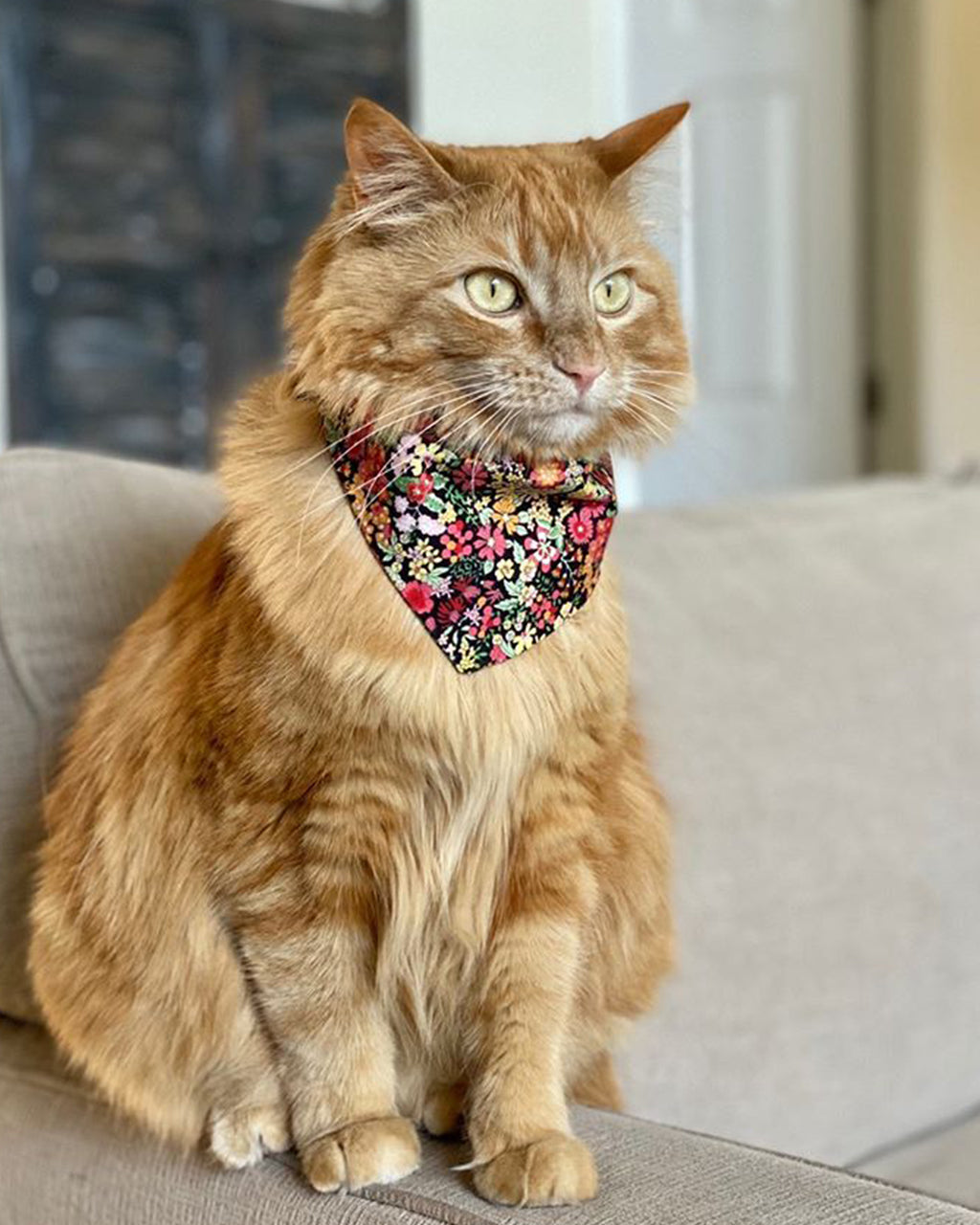FLORAL BANDANA