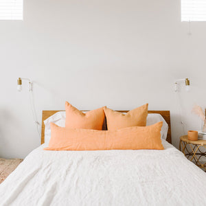 FINAL SALE Apartment F Linen Lumbar Pillow | Extra Long