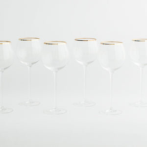 SIREN STEMWARE // CLEAR+GOLD