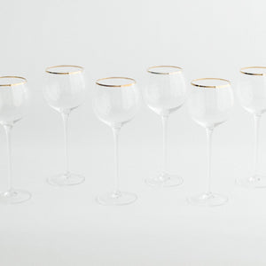 SIREN STEMWARE // CLEAR+GOLD