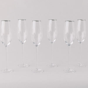 SIREN STEMWARE // CLEAR + PLATINUM