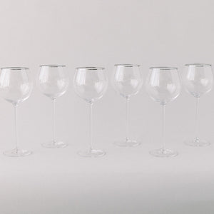 SIREN STEMWARE // CLEAR + PLATINUM
